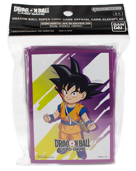 Dragon Ball Super - Fusion World Official Card Sleeves 02 - Son Goku "Mini" (64 Sleeves)