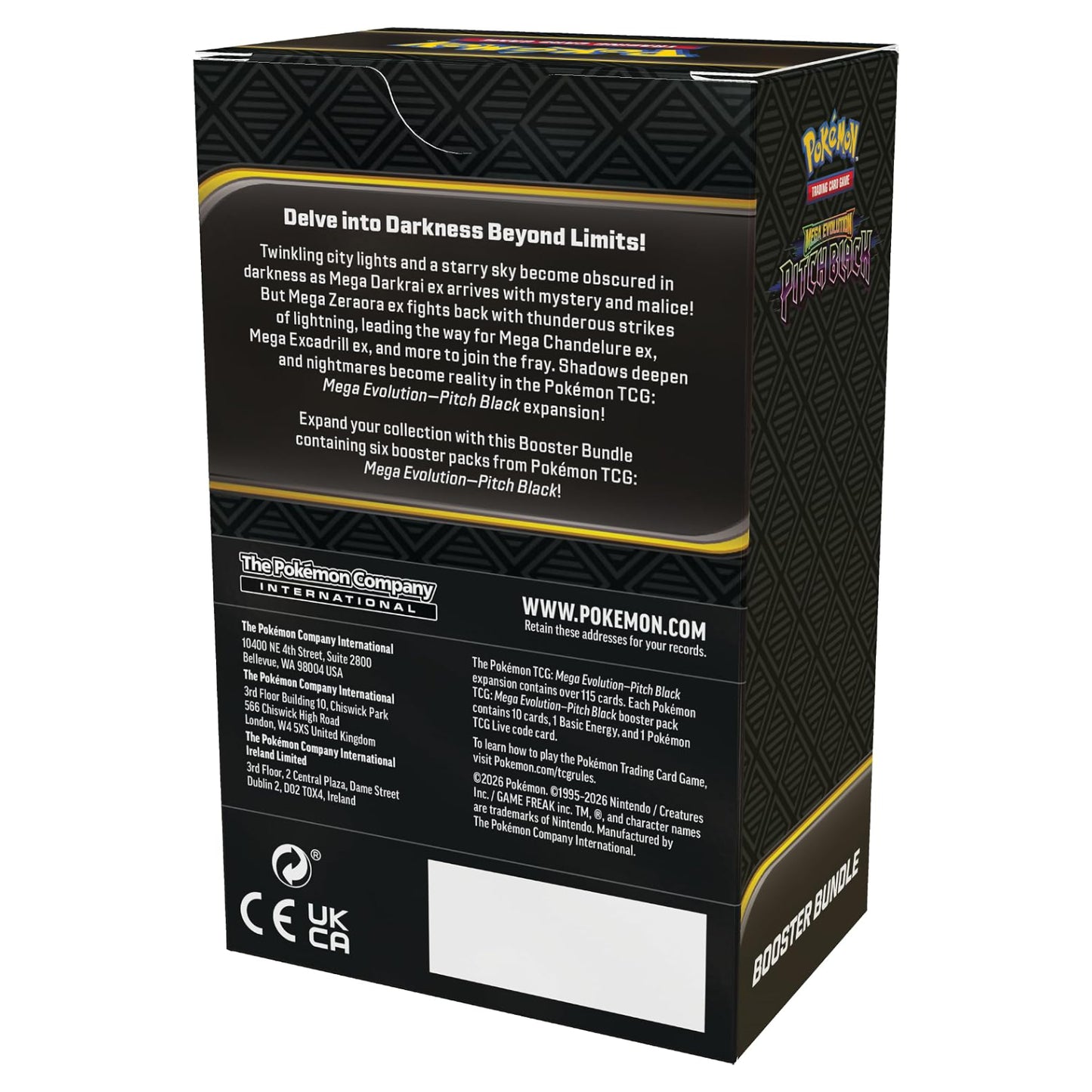 Pokémon TCG: Mega Evolution – Pitch Black Booster Bundle