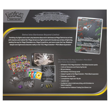 Pokémon TCG: Mega Evolution – Pitch Black Elite Trainer Box